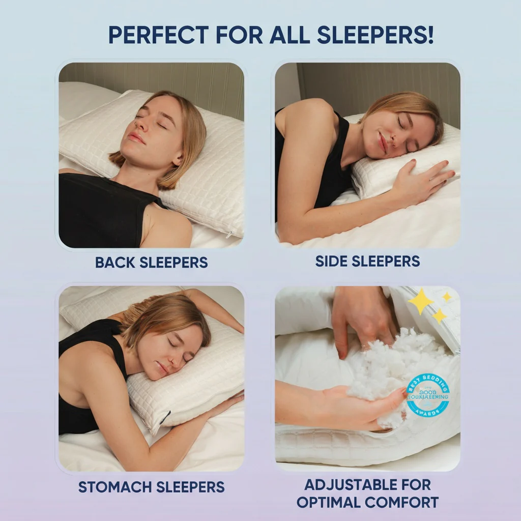 Dosaze™ ThermaCool Adjustable Pillow - Image 4