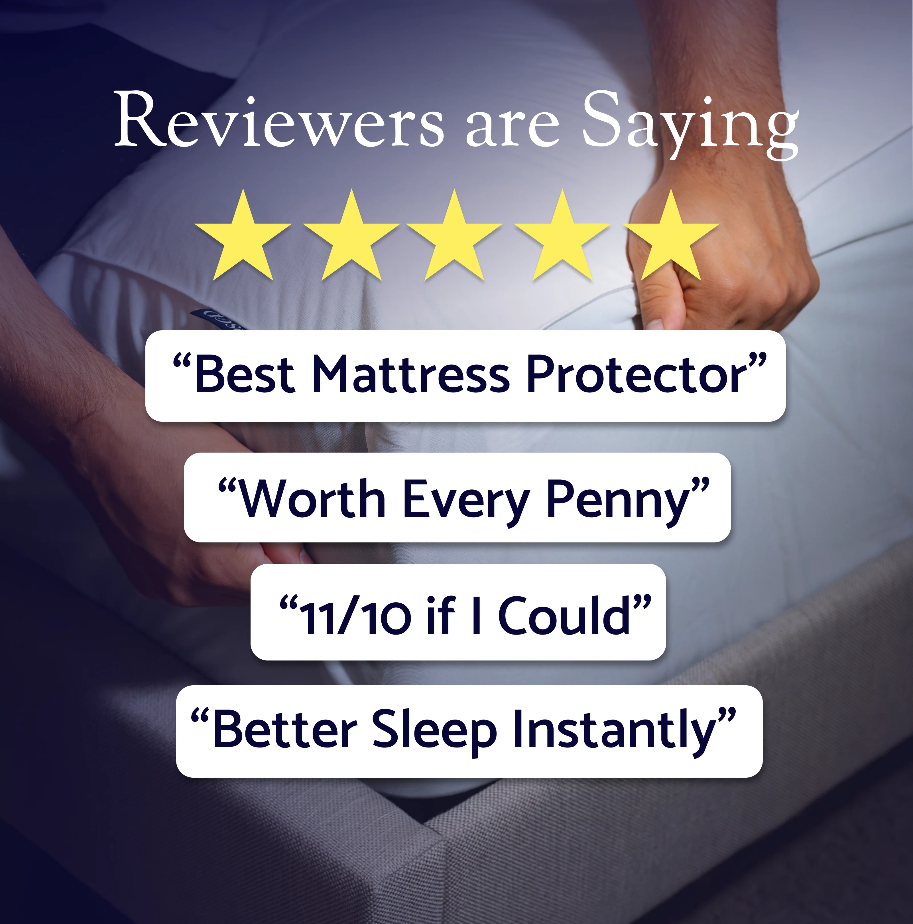 Dosaze™ Cooling Bamboo Waterproof Mattress Protector - Image 3